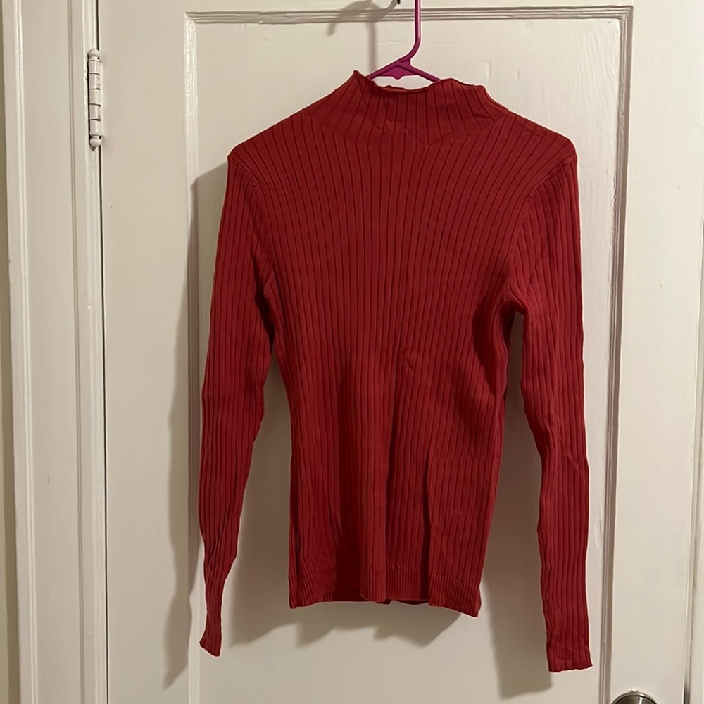 Pink Mock Neck sweater